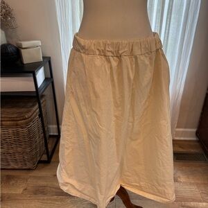 Everlane Pull-On Cotton Skirt